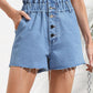 Denim Shorts with Pockets