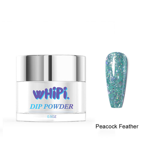 Peacock Feather Dip Powder