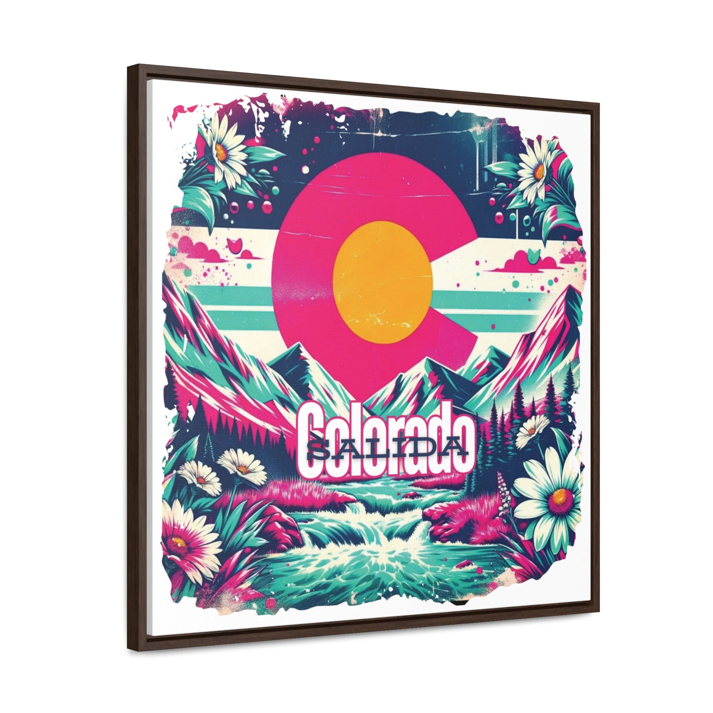 Salida Co Canvas Wraps Square Frame