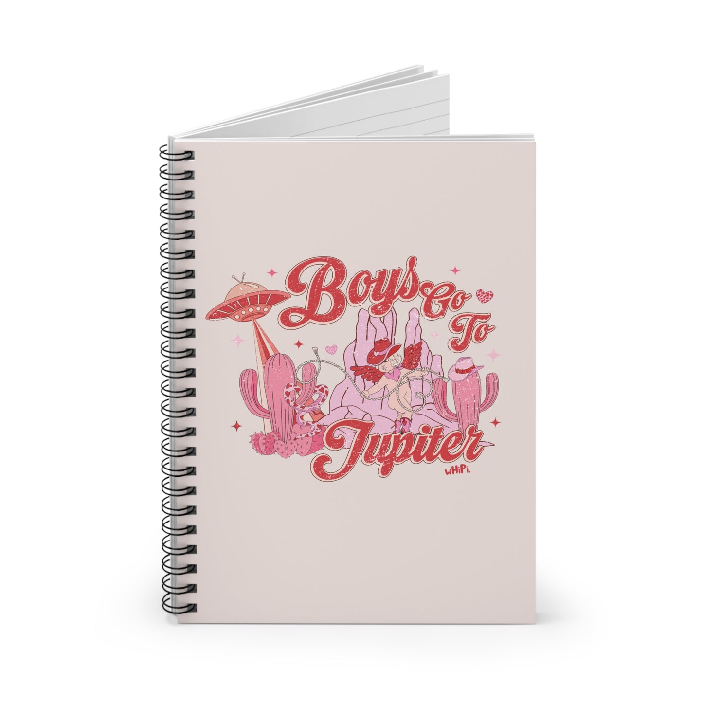 Boys Go to Jupiter Journal Spiral Notebook - Ruled Line