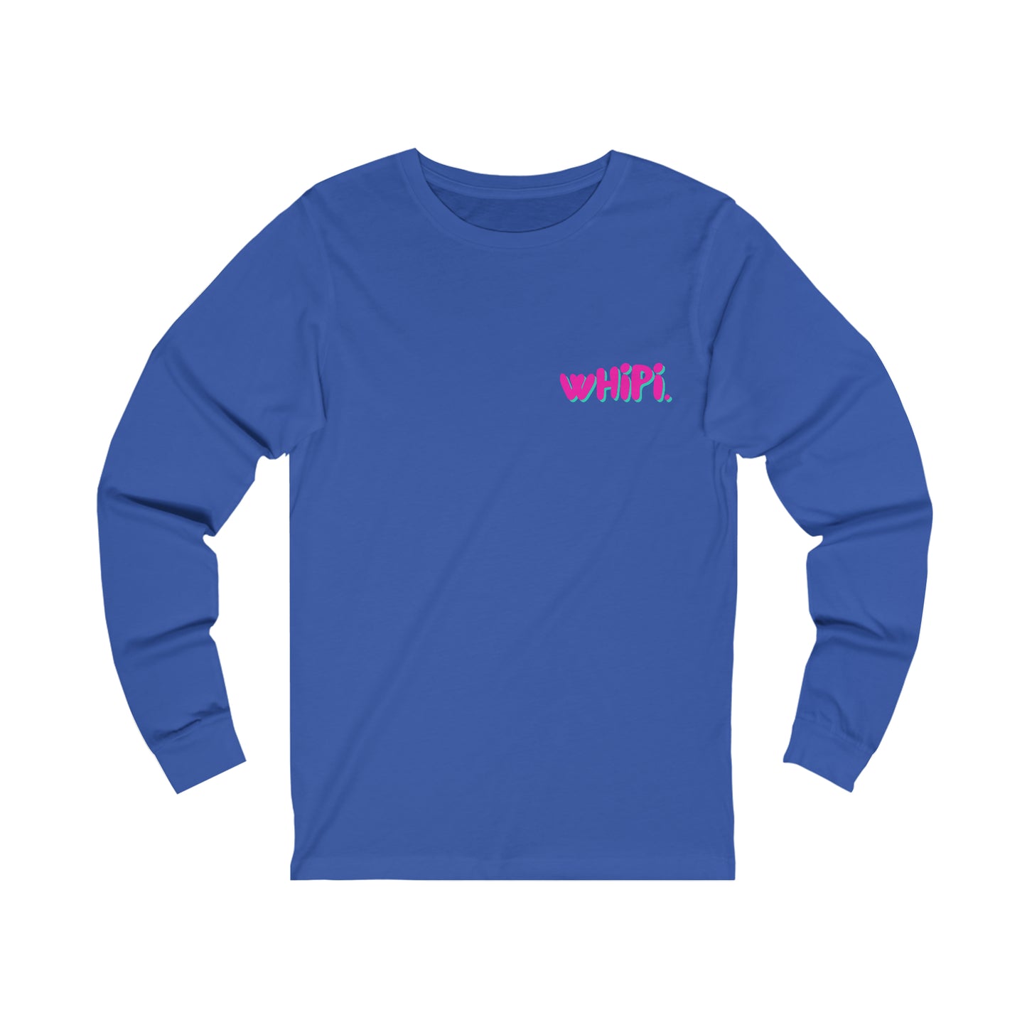 Pink wHiPi. (Back) Long Sleeve Tee