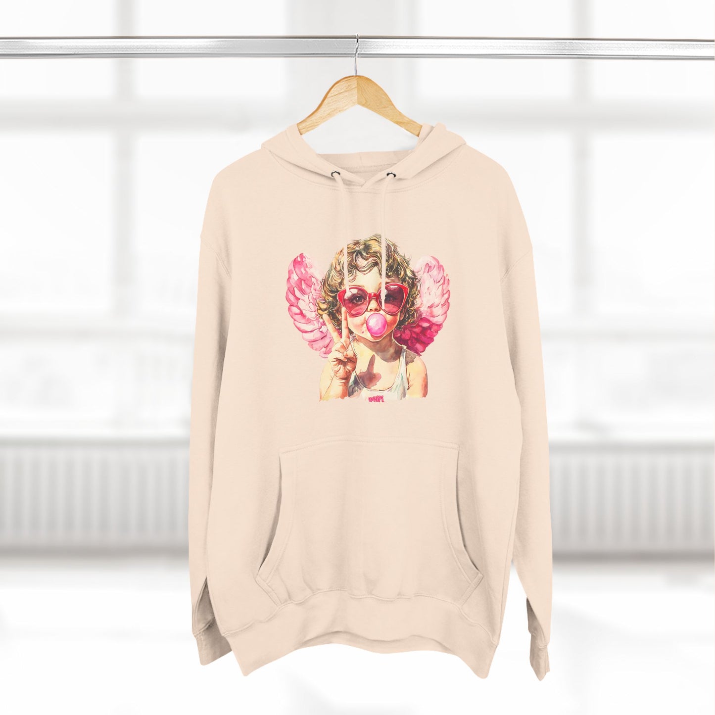 Bubble Gum Cupid Fleece Hoodie (S-3X)