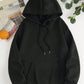 Drawstring Dropped Shoulder Hoodie