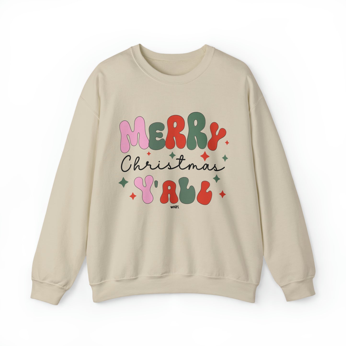 Merry Christmas Y'all Crewneck Sweatshirt