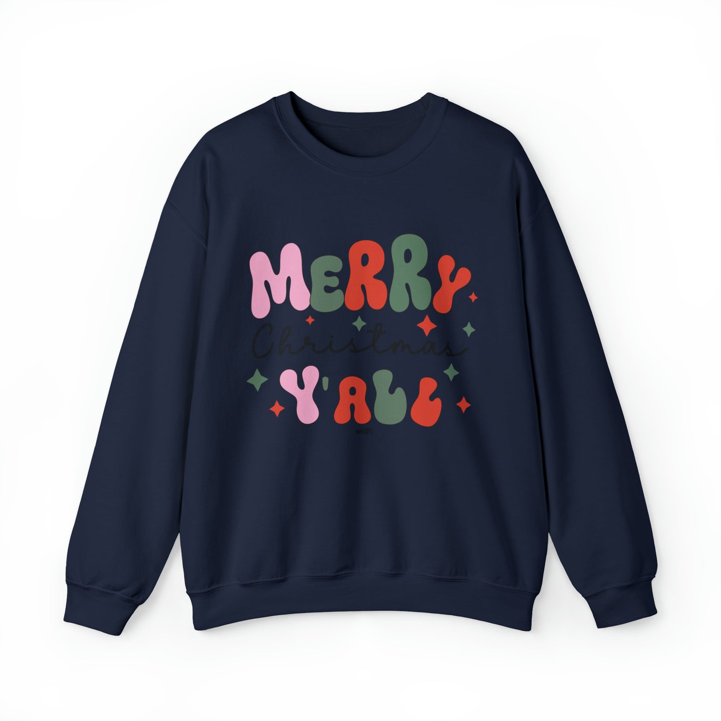 Merry Christmas Y'all Crewneck Sweatshirt