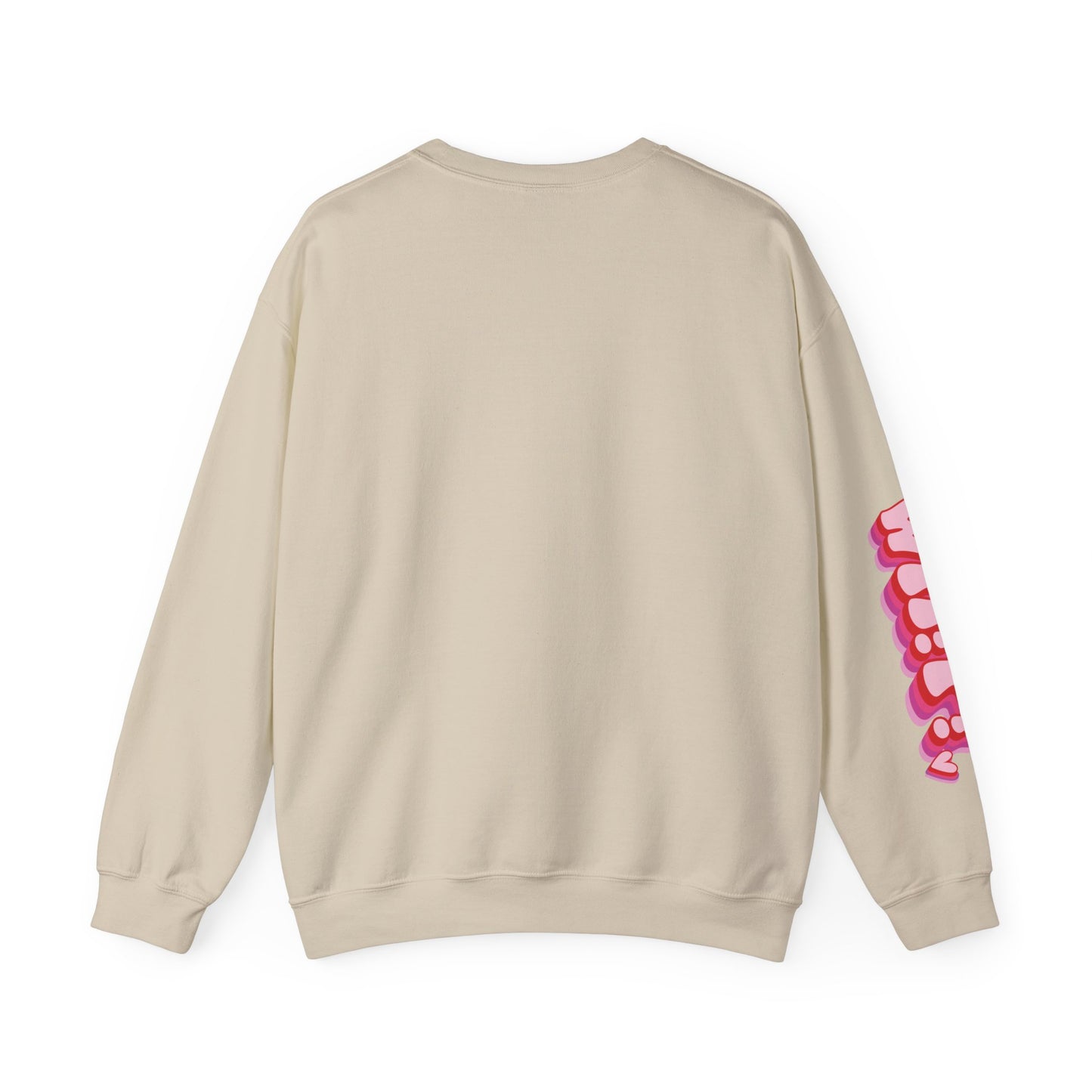 wHiPi. Wear Your Heart On Your Sleeve Crewneck Sweatshirt (S‑5XL)