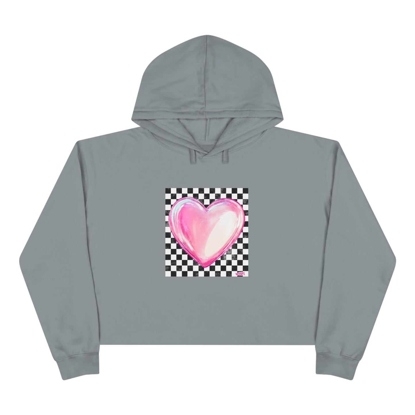 Make My Heart Race Crop Hoodie (XS-L)