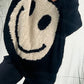 Smiling Face V-Neck Long Sleeve Sweater