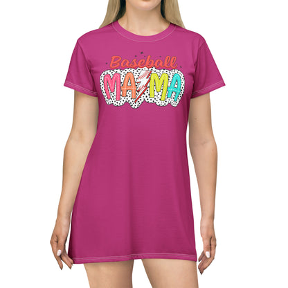 Baseball Mama Tshirt Dress