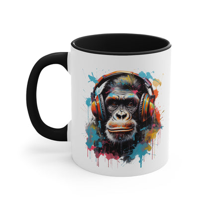 DJ Gorilla Ceramic Mug