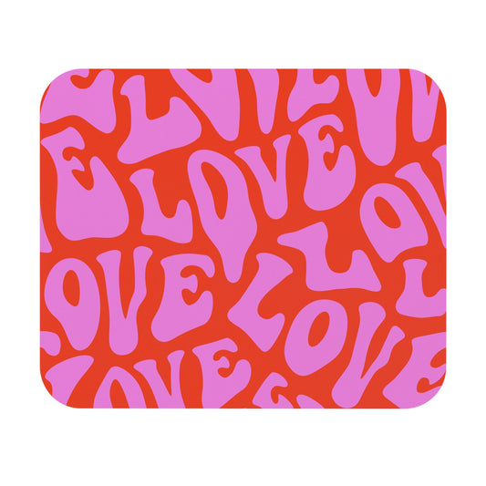 Groovy Love Mouse Pad