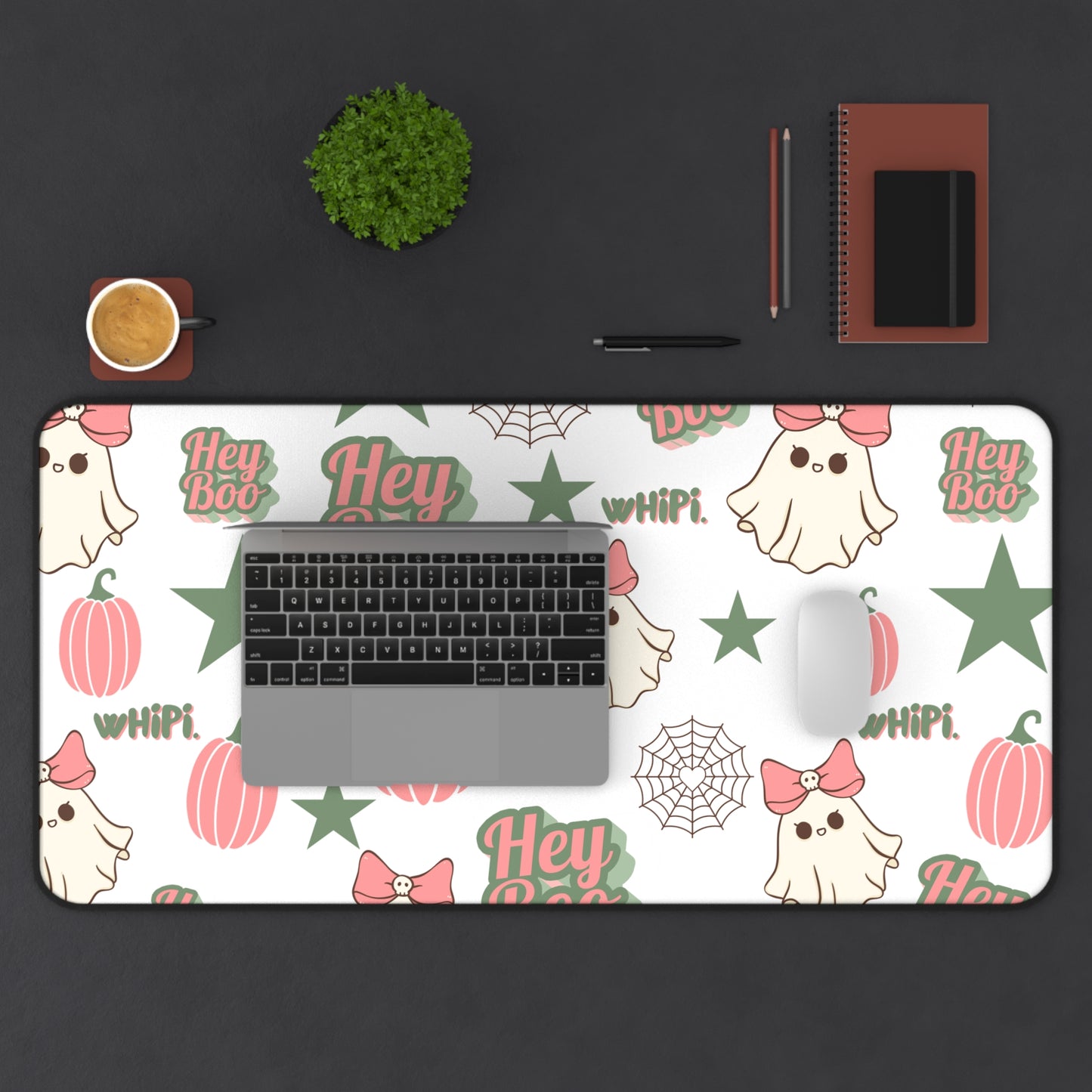 Hey Boo Desk Mat