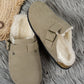 Suede Round Toe Slippers