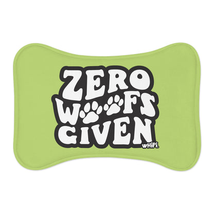 "No Woofs Given" Dog Feeding Mat