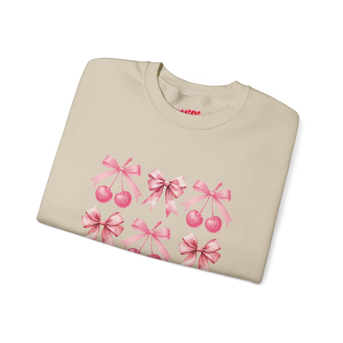 Sweet Cherry Bows Crewneck Sweatshirt (S‑5XL)