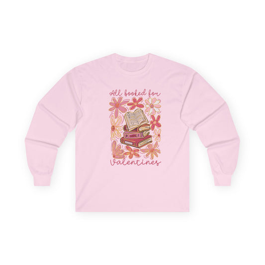 Booked For Love Long Sleeve Tee (S-5X)