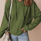 Rivet Drawstring Long Sleeve Hoodie