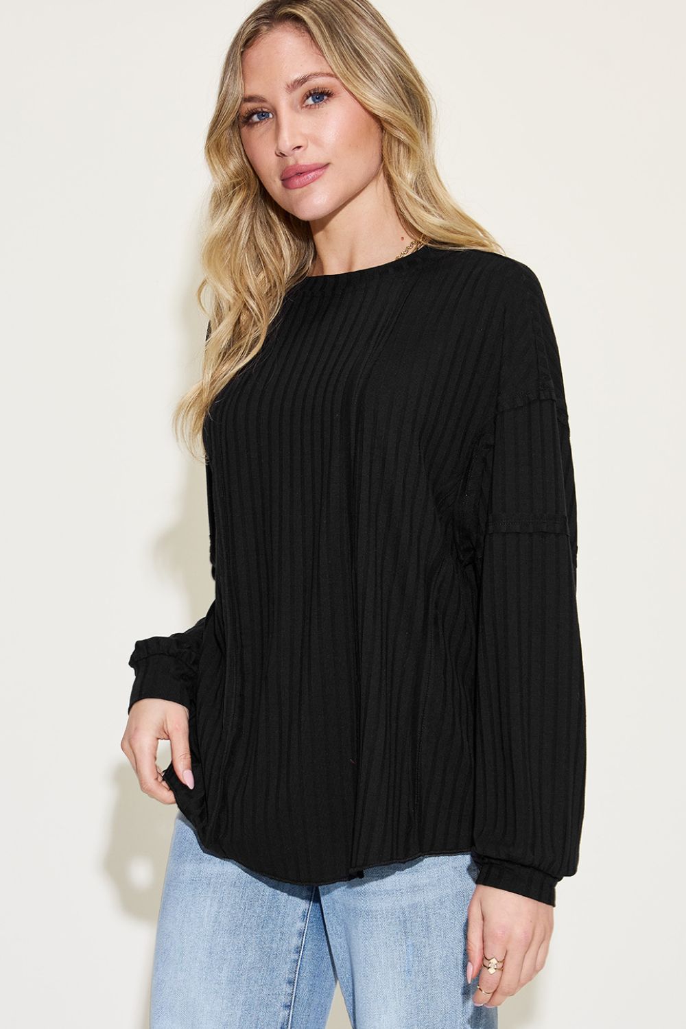 wHiPi. Basics Ribbed Long Sleeve