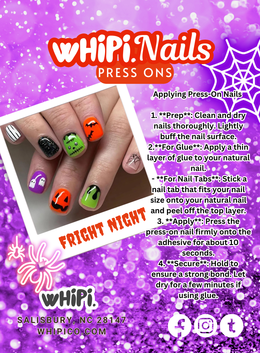 wHiPi. Press On Nails - Fright Night