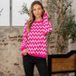 Sew In Love Full Size Wave Stripe Contrast Long Sleeve Sweater