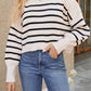 Round Neck Dropped Shoulder Sweater