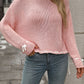 Dropped Shoulder Long Sleeve Sweater