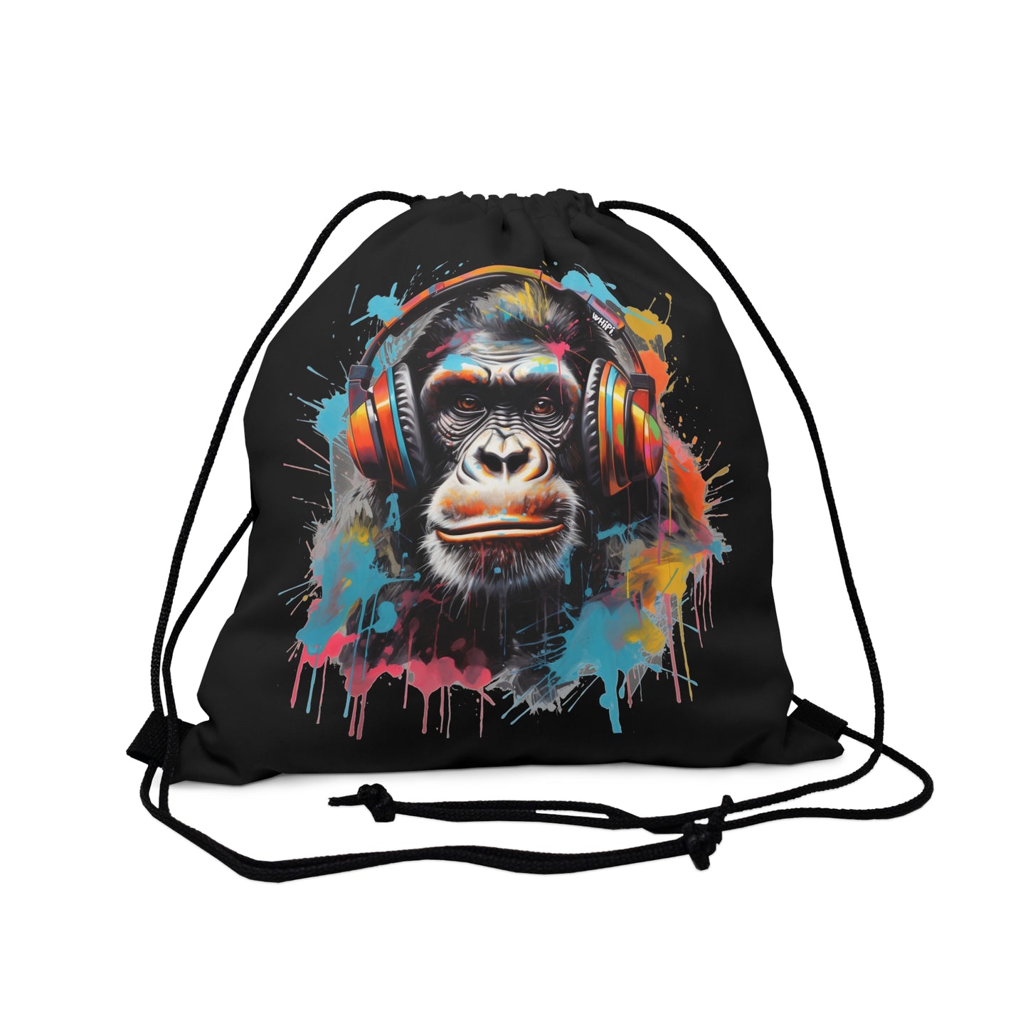 DJ Gorilla Drawstring Bag