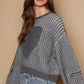 Grey Heart Patch Zipper Sweater—All Heart—Valentine's Day Collection