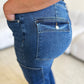 Judy Blue Full Size High Waist Cargo Jeans