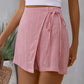 Perfee Tied High Waist Skort