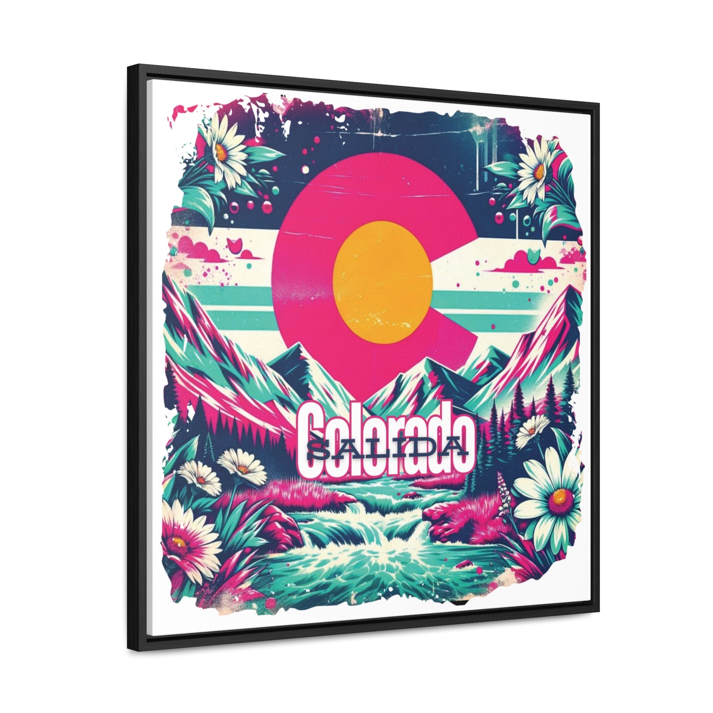 Salida Co Canvas Wraps Square Frame