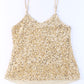 Sequin Adjustable Straps Cami