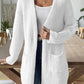 Open Front Long Sleeve Cardigan