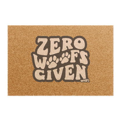 Entry Way "No Woofs Given" Doormat