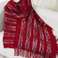 Fringe Contrast Hooded Poncho