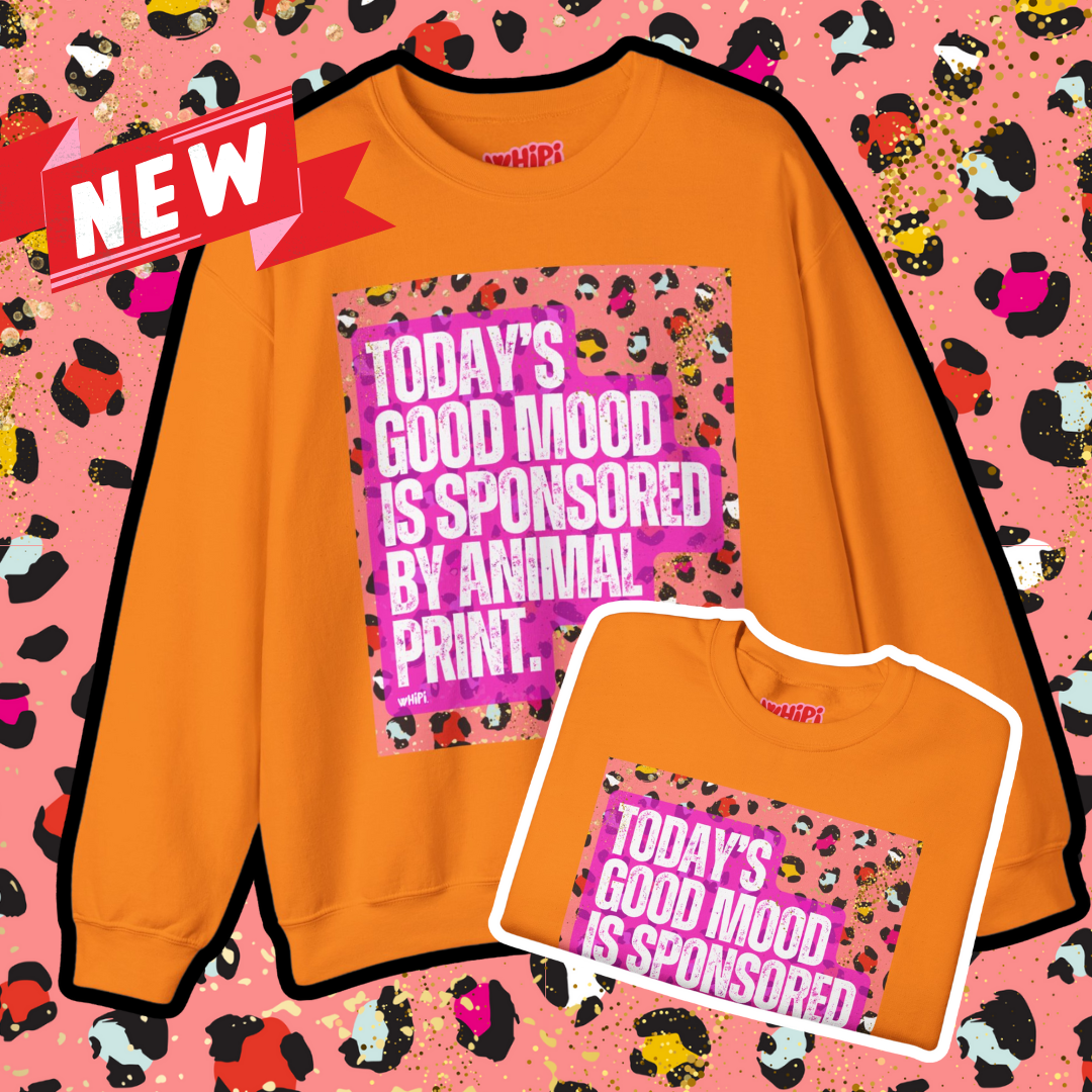 Kayla Kollection Graphic Sweatshirt—Today's Good Mood.