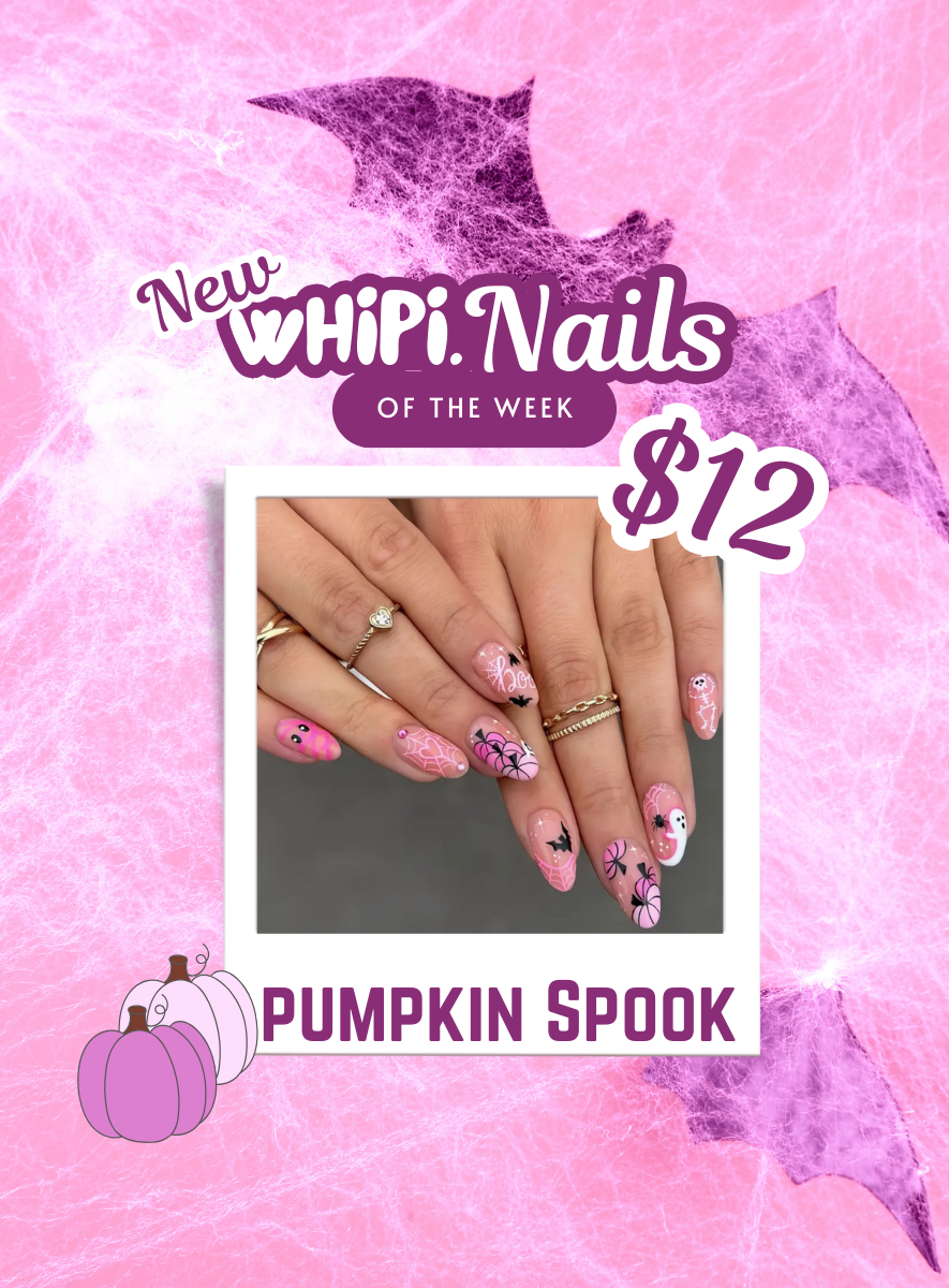 wHiPi. Press On Nails - Pumpkin Spook