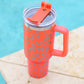 White Leopard Spotted 304 Stainless Double Insulated Cup 40oz