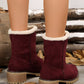 Thermal Fuzzy Block Heel Boots