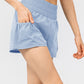 Elastic Waist Pocketed Active Shorts