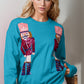 Sequin Nutcracker Sweater