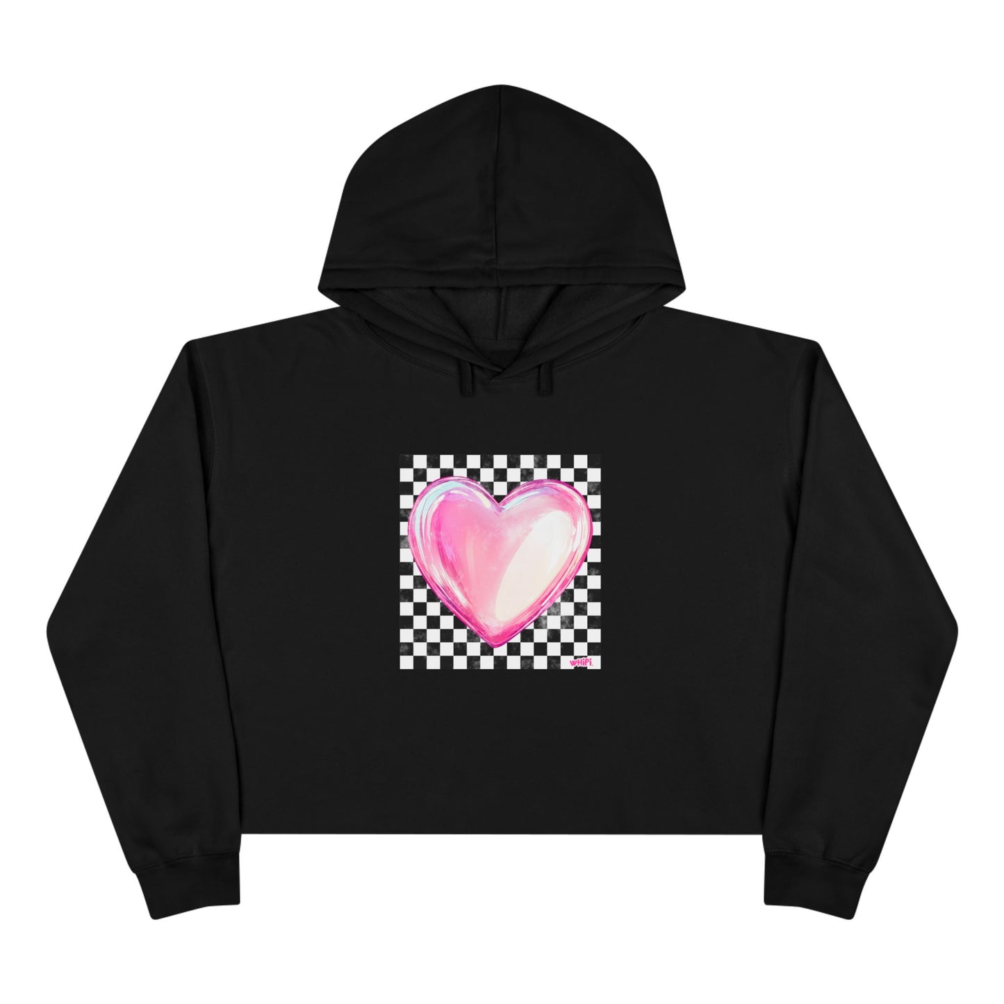 Make My Heart Race Crop Hoodie (XS-L)