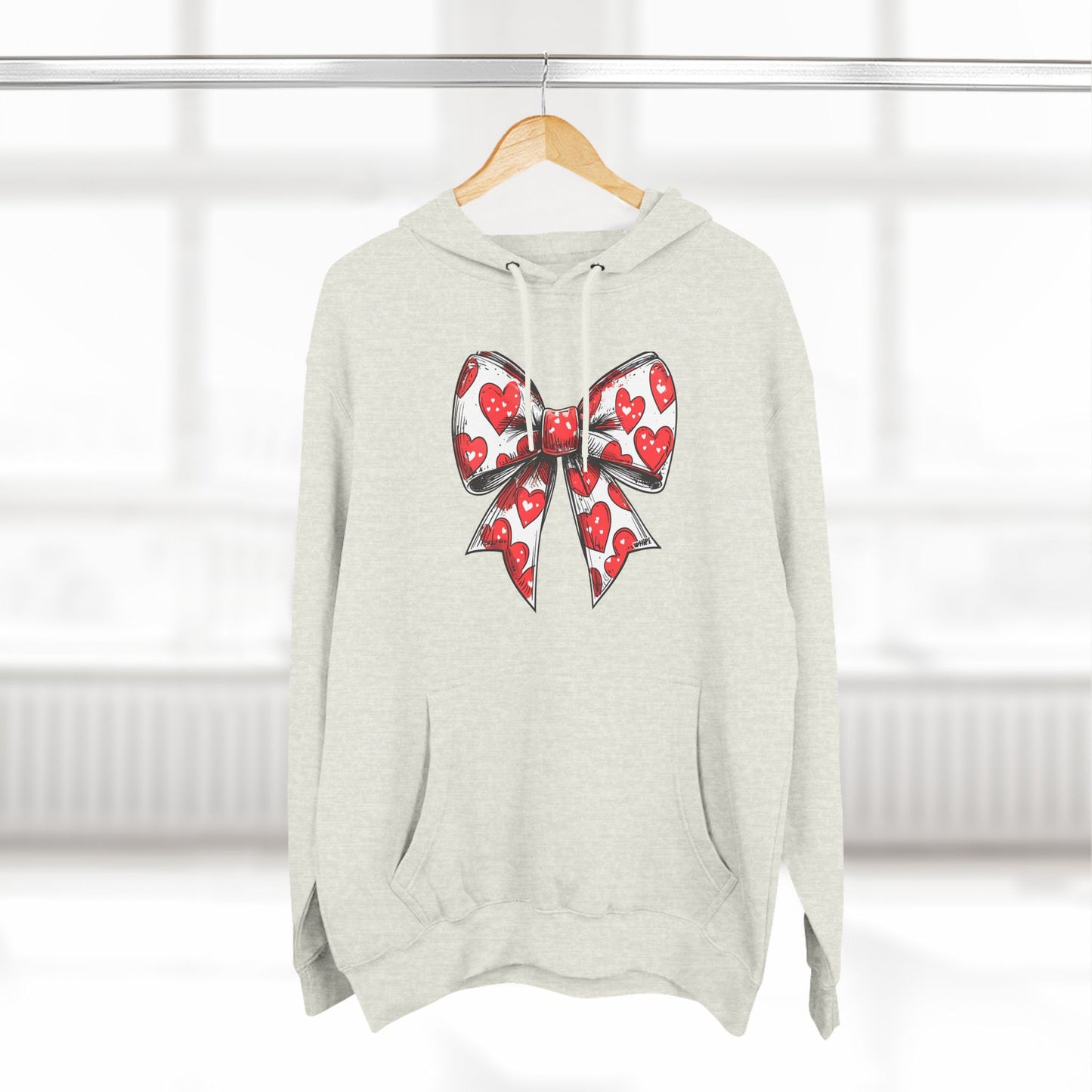 Sweetheart Bow Fleece Hoodie (S-3X)