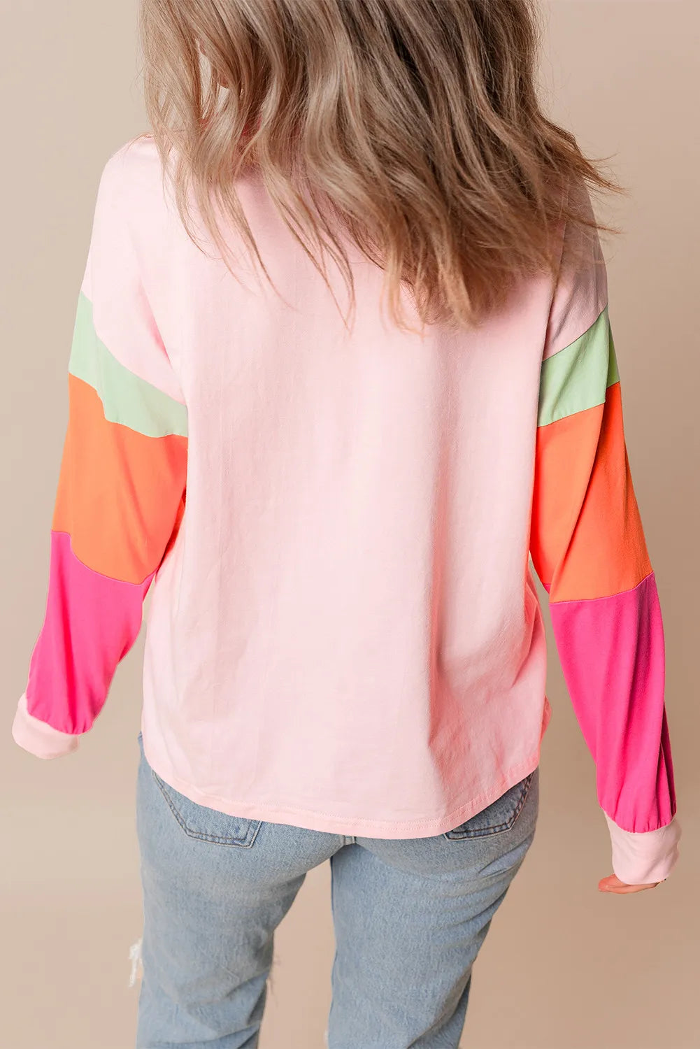 Sequin Nutcracker Color Block Long Sleeve