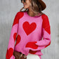 Heart Pattern Sweater