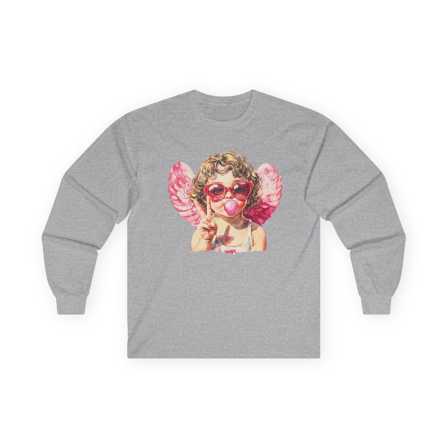 Bubble Gum Cupid Long Sleeve Tee (S-5X)