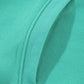 Mint Green Half Zip Kangaroo Pocket Drop Shoulder Hoodie