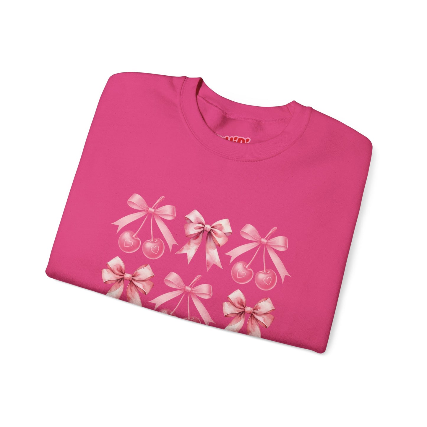 Sweet Cherry Bows Crewneck Sweatshirt (S‑5XL)