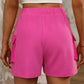 Drawstring High Waist Shorts