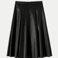 High Waist Skirt with Zipper